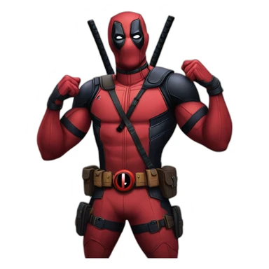 deadpool with lakers jersey sticker