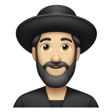 Hasidic jew sticker