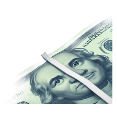 navi blue stack of money sticker