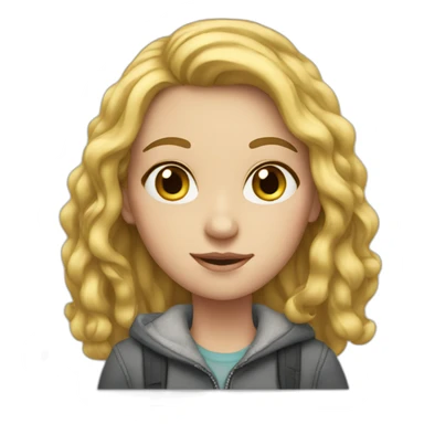 The white girl leaving sticker