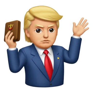 Trump qui kidnappe El président du Venezuela sticker