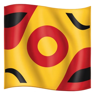 Aboriginal flag sticker