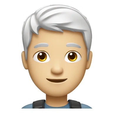 white boy with laptop  sticker