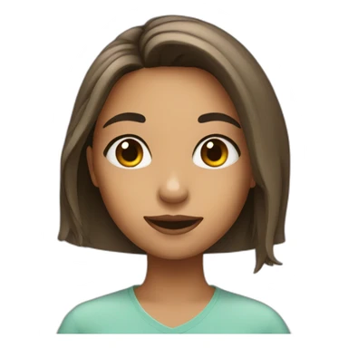 girl takes a selfie sticker