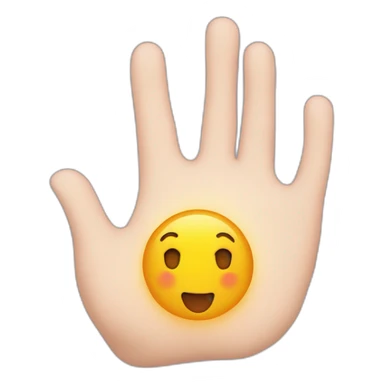 Cœur avec une seul main sticker