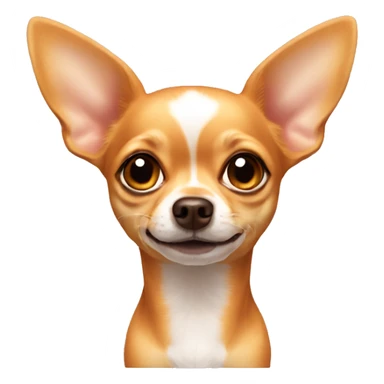 Chihuahua orange with brown eyes  sticker