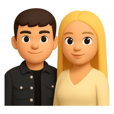 Slightly increase the volume of the upper body of the girl and turn her to face forward. The style should resemble Microsoft style 3D fluent emojis. Keep the background transparent. sticker
