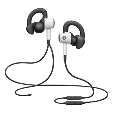 apple earphone white rough
 sticker