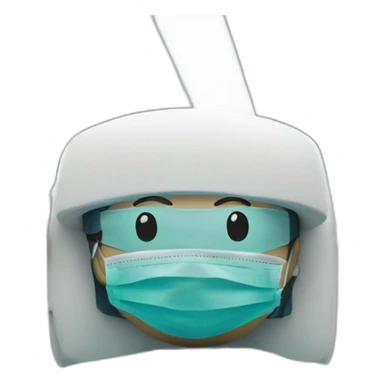 the patient is on the surgical table sticker