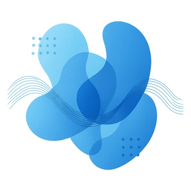 blue theme, abstract, no background sticker