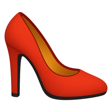 high heel shoe emoji sticker