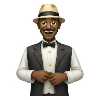 pessoa feliz chorando de felicidade sticker