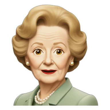 Margaret thatcher sticker