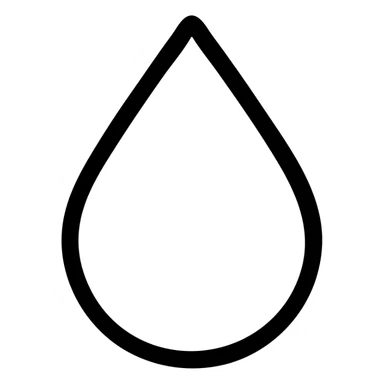 simple and clear rain icon, minimal design, suitable for use as an app icon sticker