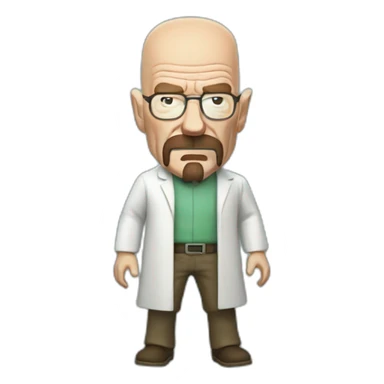 Walter white teleporting sticker