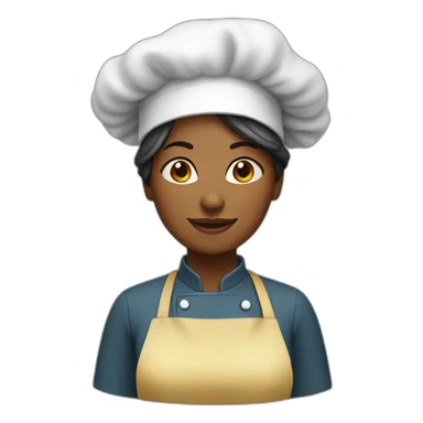 cook woman sticker