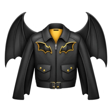 Bat Wings Jacket sticker