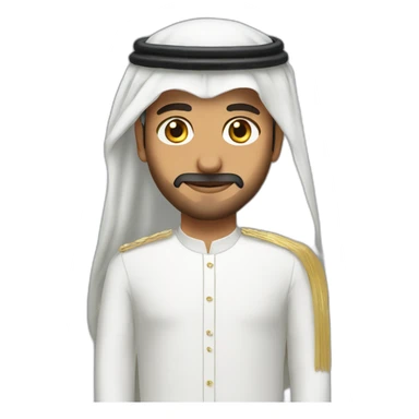 omani cfo with omani dress sticker
