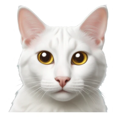 turkish van cat sticker