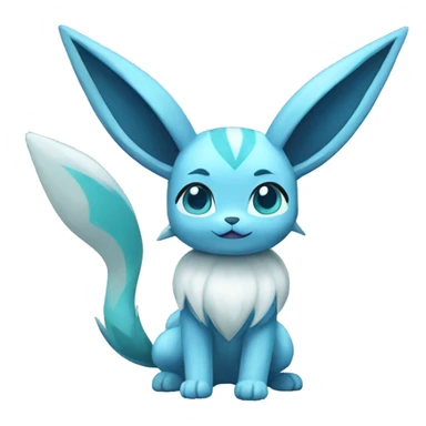 Glaceon full body sticker