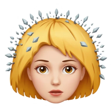 exploid headed woman sticker