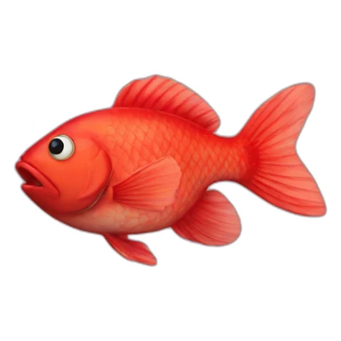 red fish sticker