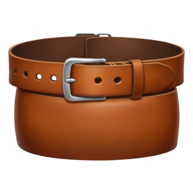 belt emoji in a hand sticker