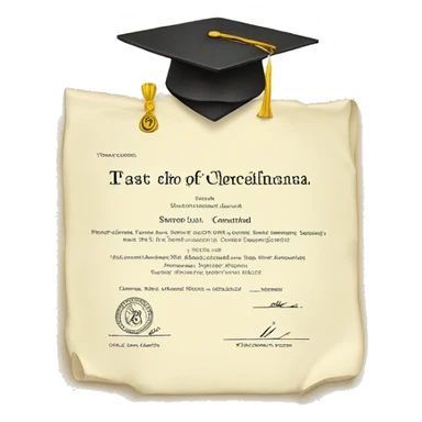 diploma sticker