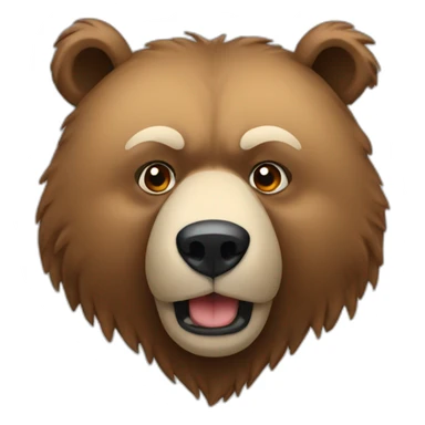 A russian bear sticker