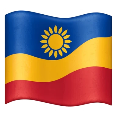 Republic of Buryatia's flag sticker