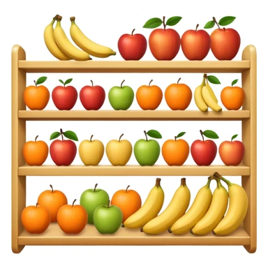 anaquel de frutas sticker