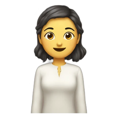 caca with lucia sticker