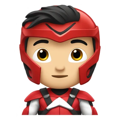 Red Ranger Chibi sticker