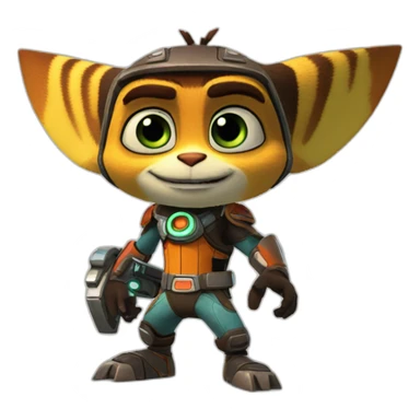 Ratchet & clank sticker