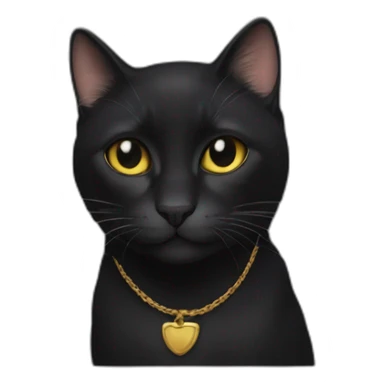 Gato negro furioso sticker