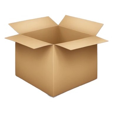 beige box sticker