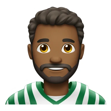 Dad with a football  sticker