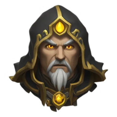warlock from wow sticker