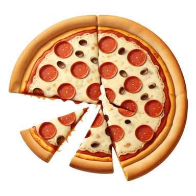 2 slices of pizza icons sticker