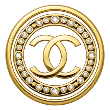 Chanel broche sticker