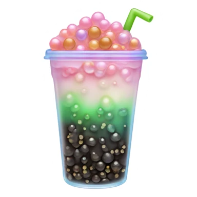 Boba tea sticker