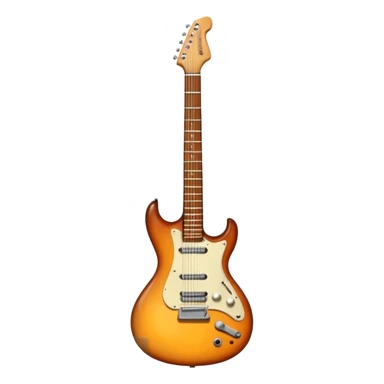 a single electric guitar sticker
