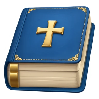 blue bible sticker