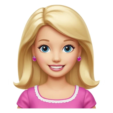 Barbie ios sticker