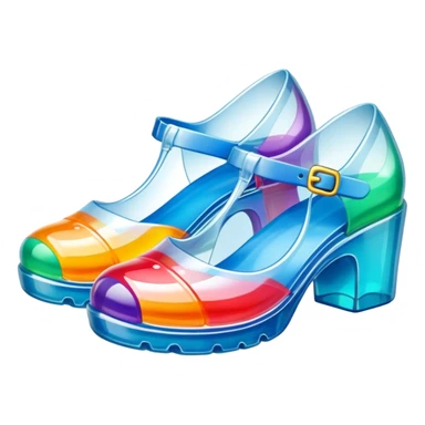 1990’s jelly shoes sticker