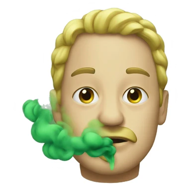 green smoke sticker