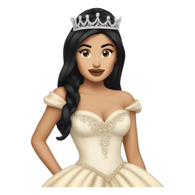 Kylie Jenner as a princess sticker