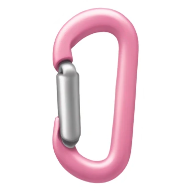 Light pink carabiner  sticker