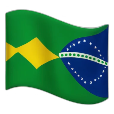 brasil flag sticker