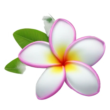 Plumeria  sticker